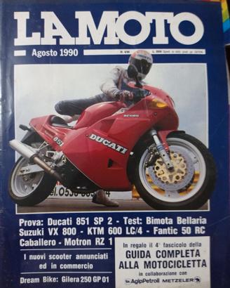 Rivista LA MOTO numero 8 anno 1990