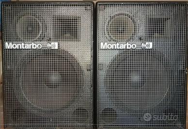 MONTARBO 315A COPPIA CASSE AMPLIFICATE A 3 VIE