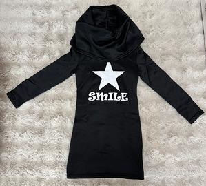 Maglia/felpa lunga Jing Yi nera S con stella