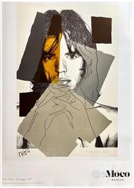 Poster"Mick Jagger" di Andy Warhol (1975)
