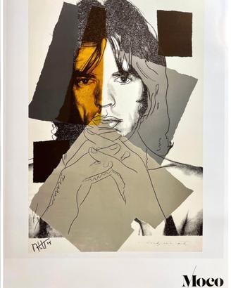Poster"Mick Jagger" di Andy Warhol (1975)