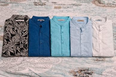 lotto 5 camicie uomo ragazzo misura M 