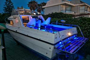 Barca semicabinato 6 mt