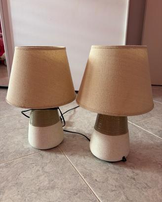 Coppia di lampade