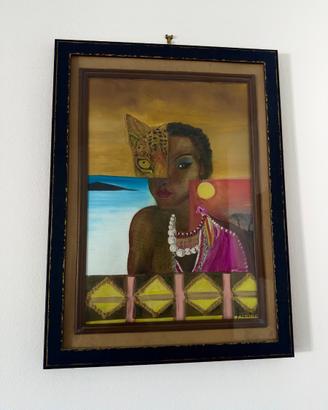 Quadro dipinto a mano olio su tela