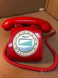 Telefono Sirio classico rosso