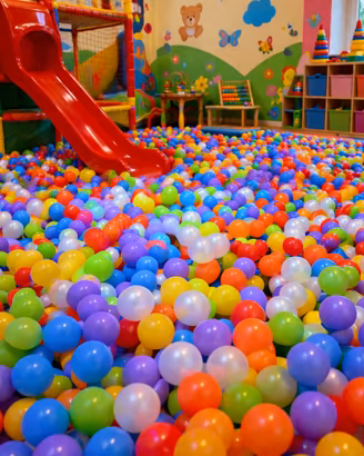 Palline in Plastica Morbida per Playground/Piscine
