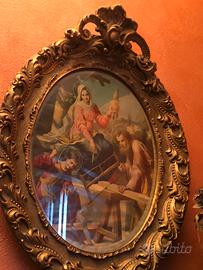 quadro dell’800 con bella cornice da coll