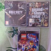 Giochi PS3: Call of Duty, GTA IV, Lego Videogame