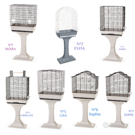 Gabbie italiane con piedistallo vari modelli