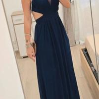 abito da cerimonia blu