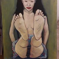 2006, mio dipinto ad olio su tavola 55x75