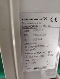 Dispositivo segnalazione  allarme remoto Grundfos