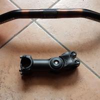 stem regolabile+bull horn