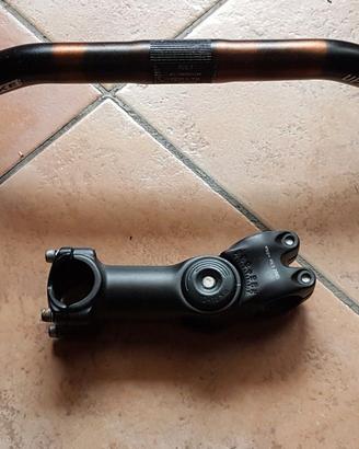 stem regolabile+bull horn