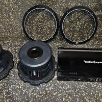 ROCKFORD FOSGATE PUNCH P1000 & P2D4-8