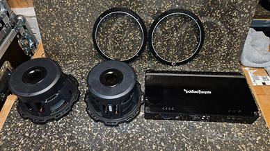 ROCKFORD FOSGATE PUNCH P1000 & P2D4-8