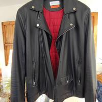 Giubbotto in pelle nero