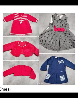 Abbigliamento neonata (vestiti e coprispalle)