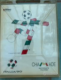Piastrella ceramica mondiali di calcio 1990 CIAO