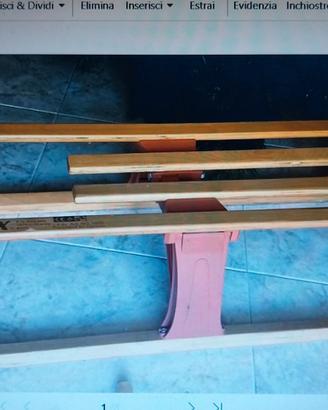 slittino neve in legno