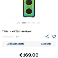 Cassa amplificata bluetooth 100watt