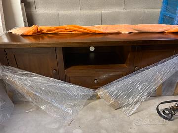 Mobile porta tv in legno massiccio