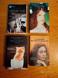 4 LIBRI NARRATIVA  Carlos Ruiz Zafòn: Marina Crist