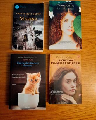 4 LIBRI NARRATIVA  Carlos Ruiz Zafòn: Marina Crist