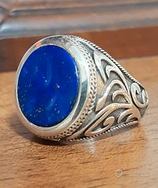 anello uomo lapislazzulo argento 925 chevalier 