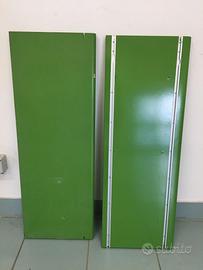 n. 2 mensole di legno colore verde