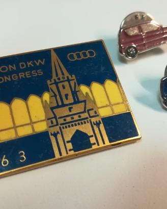 AUTO UNION DKW Spilla commemorativa
