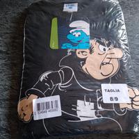 maglietta dei Puffi con dvd  dei puffi sigill