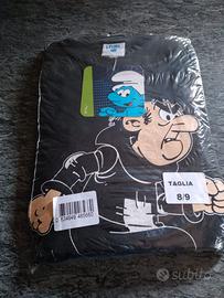 maglietta dei Puffi con dvd  dei puffi sigill