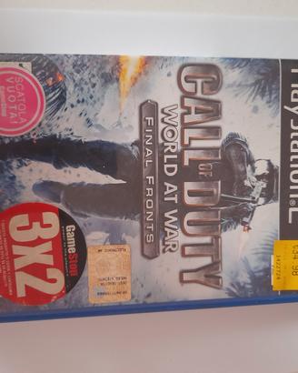 ps2 - Call of duty World At War Final Fronts