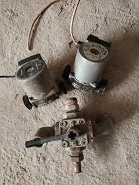 pompa impianto,pompa ricircolo e valvola miscela