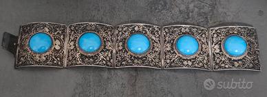 Bracciale in argento 800 filigranato