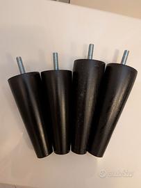 4 Piedini di Ricambio per poltrone - 2x135/2x120mm
