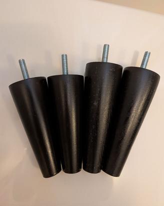 4 Piedini di Ricambio per poltrone - 2x135/2x120mm