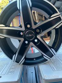 4 CERCHI IN LEGA MAK KING5 X DUCATO/CAMPER 6,5X16 