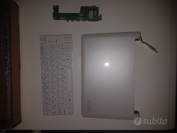 Acer Aspire One ZG5 scocca display tastiera usb