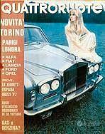 Rivista quattroruote ottobre 1970