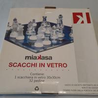 Scacchiera in vetro