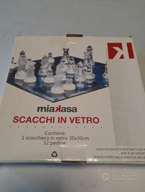 Scacchiera in vetro