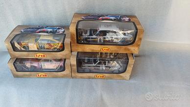 modelli auto rally 1/18