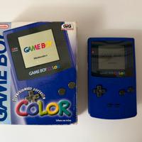 Game Boy Color Viola scatola istruzioni originali