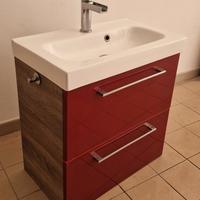 Lavabo con Mobile da bagno sospeso