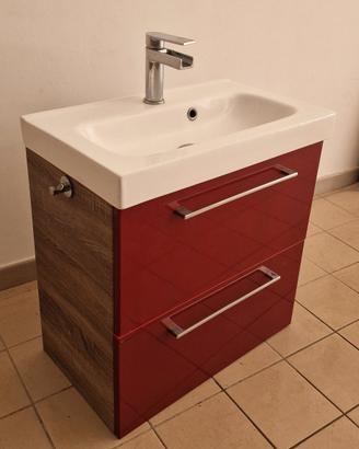 Lavabo con Mobile da bagno sospeso