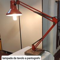 Lampada da tavolo a pantografo Targetti anni 70