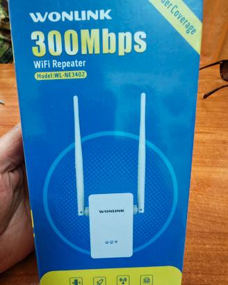 Ripetitore WiFi 300Mbps WiFi Extender Single Band
